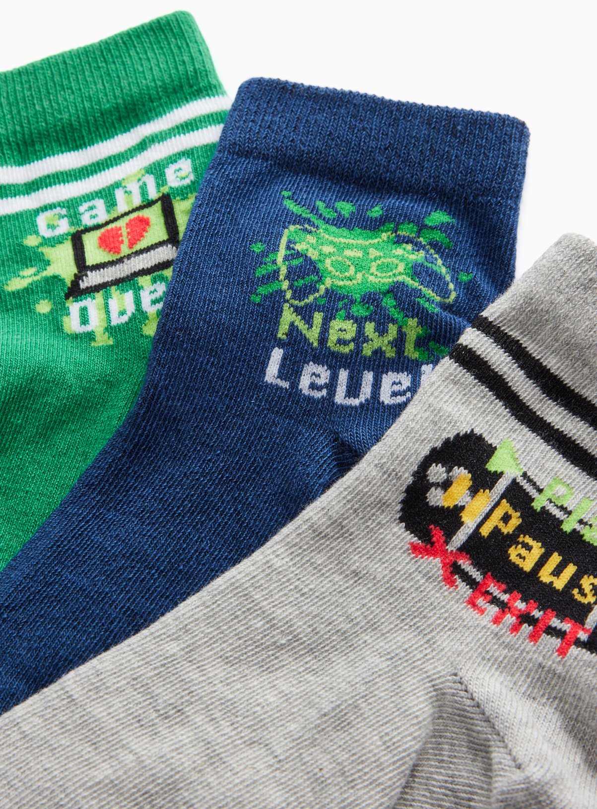 Multi Game On Socks 5-Pack 6-8.5 Infant - Image 2 thumbnail